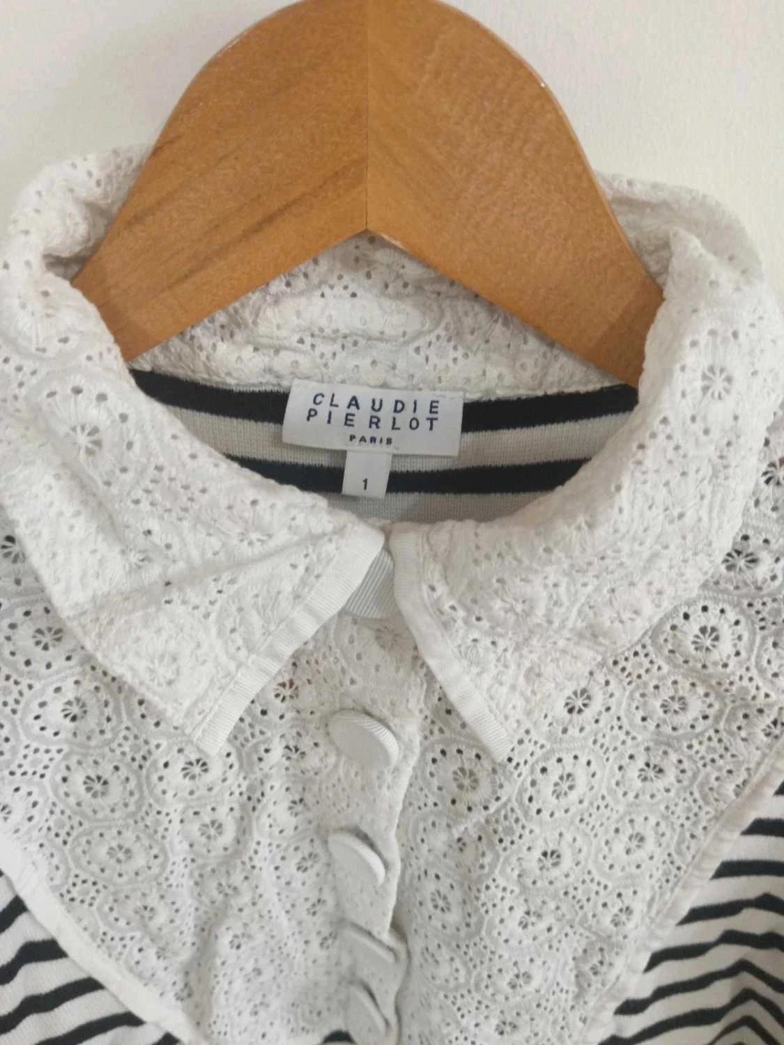 C131 suéter rayado Claudie Pierlot T1 – photo 2